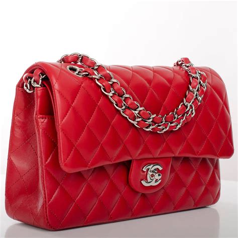 chanel red and black bag|red Chanel boyfriend bag.